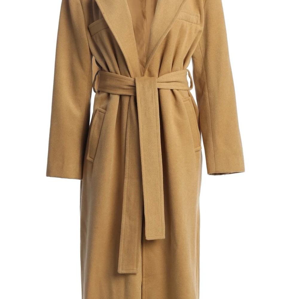 JLUXLABEL Beige SAVANNAH BELTED COAT